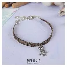 Браслет "Яркое плетение" сова