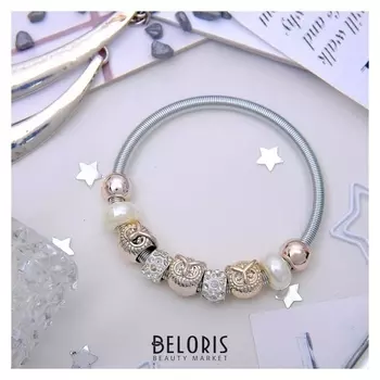 Браслет жемчуг "Марджери" сова