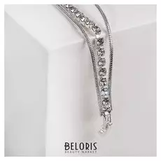 Браслеты со стразами "Сияй" нить с полоской