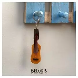 Брелок из дерева "Гитара" 14х3х1 см