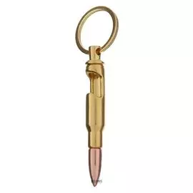 Брелок из металла, пуля с открывашкой