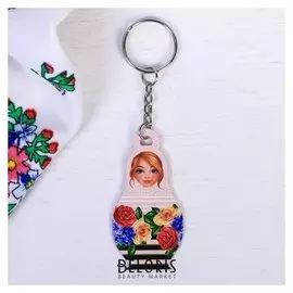 Брелок-матрёшка «Полосатая»