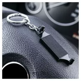 Брелок радиатор, черный, металл