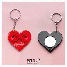 Брелок с зеркалом «Люблю»