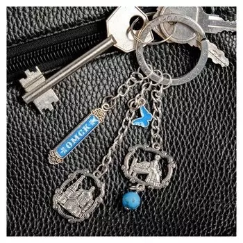 Брелок составной «Омск. статуя люба»