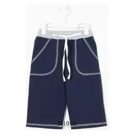 Бриджи для мальчика «Макс», цвет чёрный, рост 116 см