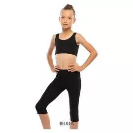 Бриджи х/б, цвет чёрный, размер 28