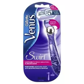 Бритвенный станок для женщин Venus Swirl Flexiball с 1 сменной кассетой