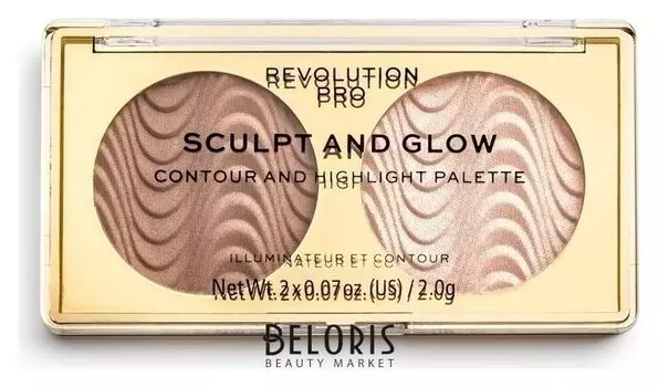 Бронзер и хайлайтер для лица "Sculpt Glow"