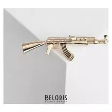 Брошь "Автомат", цвет золото