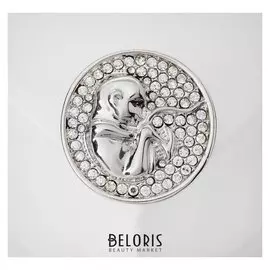 Брошь "Беременность" плод, цвет белый в серебре