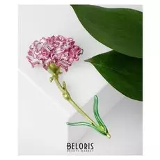 Брошь "Цветок" гортензия, цветная в золоте