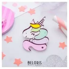 Брошь "Единорог", цветная