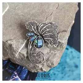 Брошь "Галиотис" флора