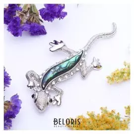 Брошь "Галиотис" ящерица