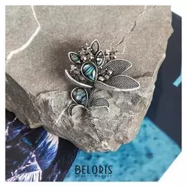 Брошь "Галиотис" роза