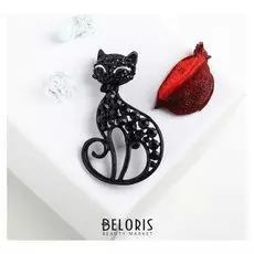 Брошь "Кошка" грациозная