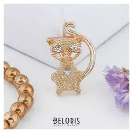 Брошь "Кошки"