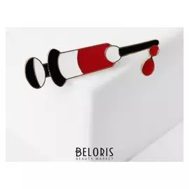 Брошь "Медицина" укольчик, цветная в золоте