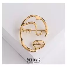 Брошь "Образ" эскиз, цвет золото