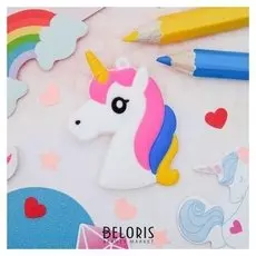 Брошь-подвеска "Выбражулька" единорожка, цветная