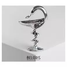 Брошь "Змея в геральдике" знак, цвет чернёного серебра