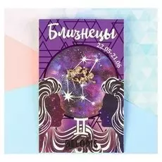 Брошь знаки зодиака "Близнецы"