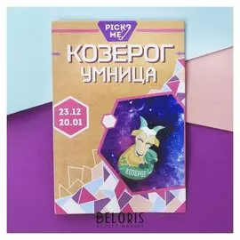 Брошь знаки зодиака "Козерог"