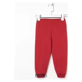 Брюки для мальчика, цвет красный, рост 98 см