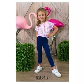 Брюки (Леггинсы), синий, р.32 (110-116см)