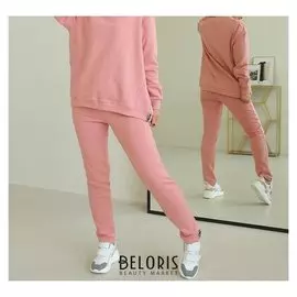 Брюки женские, цвет чайная роза, размер 52