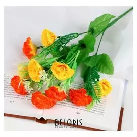 Букет "Гвоздички с остролистами" 27 см