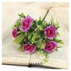 Букет "Розочки с зеленью" 28 см