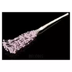 Букетик "Побеги с жемчужинками" сиреневые, набор 36 веточек, 6 бусинок