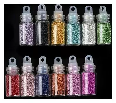 Бульонки для декора, 12 баночек