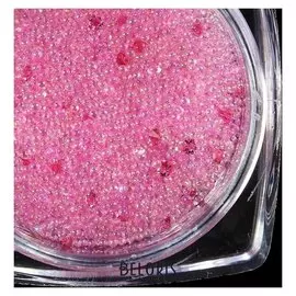 Бульонки/кристаллы для декора, цвет розовый