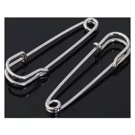 Булавка 4,5*1,2 см (Набор 5шт), см-208-3, цвет серебро