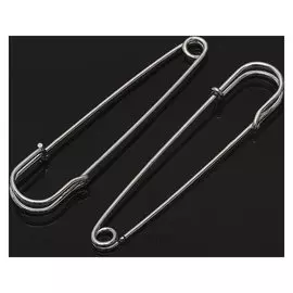 Булавка 9*1,5 см (Набор 2шт), см-208, цвет серебра