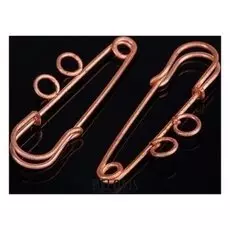 Булавка для подвесок PO-035, №01, (набор 2 шт) 35*5мм, цвет меди
