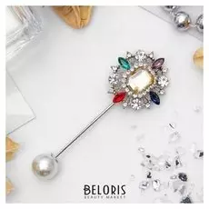 Булавка "Орден", 6,5 см, цветная в серебре