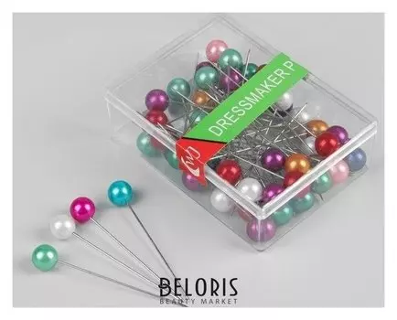 Булавки портновские, 63 мм, 50 шт