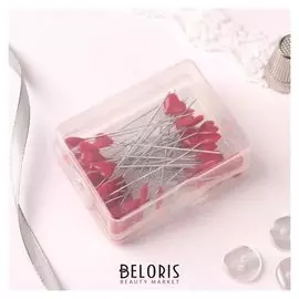 Булавки портновские «Сердце», 55 мм, 50 шт