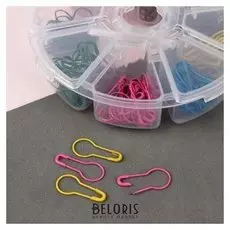 Булавки с круглым концом, 22 мм, 160 шт, разноцветные