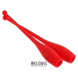 Булавы гимнастические 42 см, 130 г, цвет красный