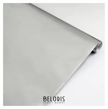 Бумага цветная металлизированная, в рулоне 0.5 х 2.0 м, Sadipal, 65 г/м², серебряный