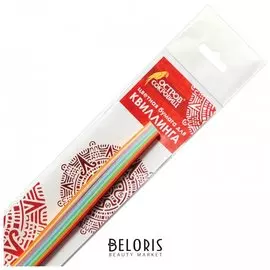 Бумага цветная для квиллинга Радуга, 10 цветов, 100 полос