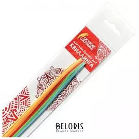 Бумага для квиллинга "Яркие цвета", 5 цветов, 100 полос, 5 мм х 300 мм, 80 г/м2