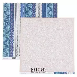 Бумага для скрапбукинга Crate Paper - коллекция «Here There» - лист «traveler»