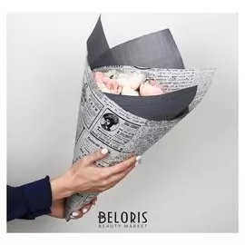 Бумага гофрированная в рулоне «Газета», 0.68 X 5 м