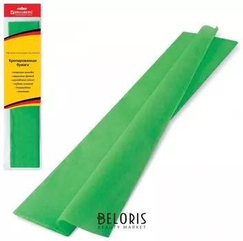 Бумага гофрированная зеленая